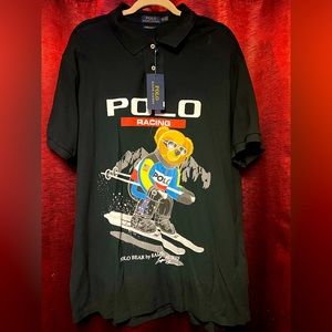 Polo by Ralph Lauren Rear Ski Bear Polo Shirt. NWT SZ XXL